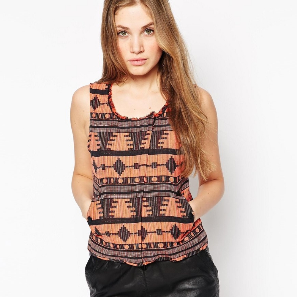 Anthropologie | See U Soon Aztec Jacquard Vest